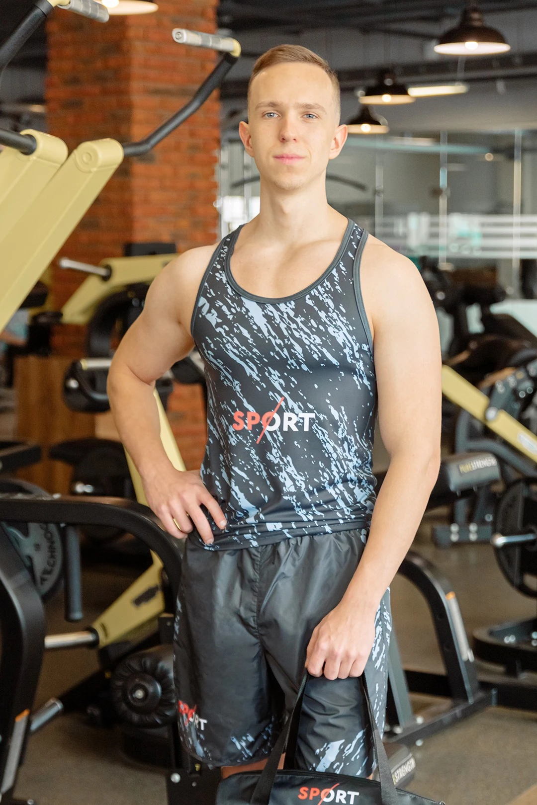 Борцовка Чарли мужская с полной запечаткой#3 Борцовка Чарли мужская с полной запечаткой#3