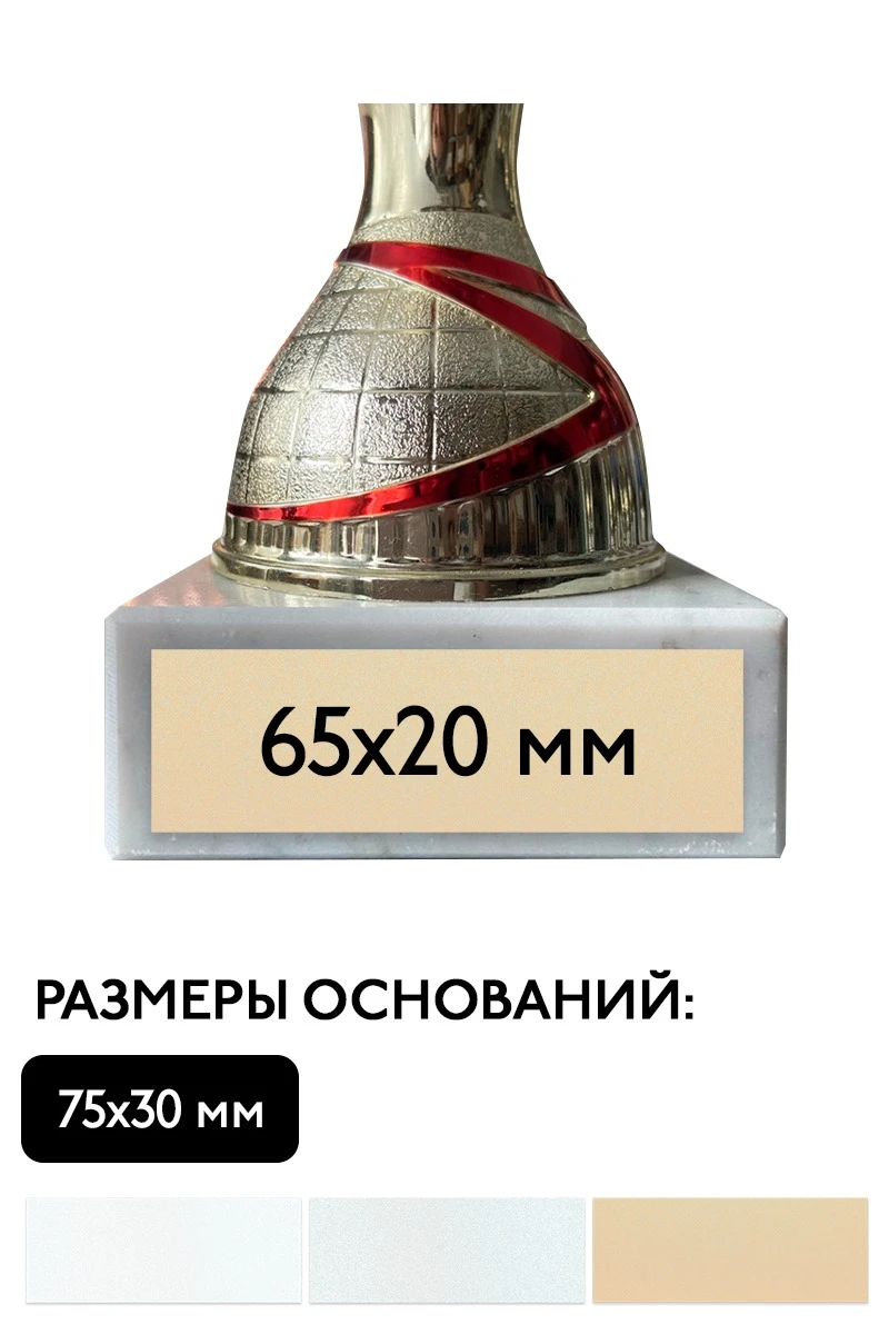 Шильд прямоугольный 65х20 мм#1 Шильд прямоугольный 65х20 мм#1
