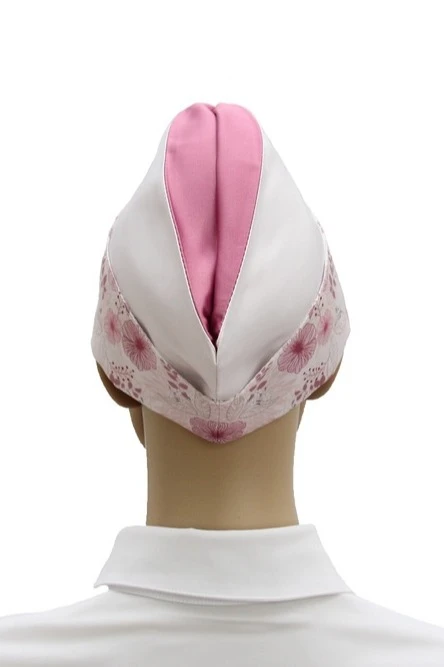 Пилотка Полет фигурная с полной запечаткой "Flower"#4