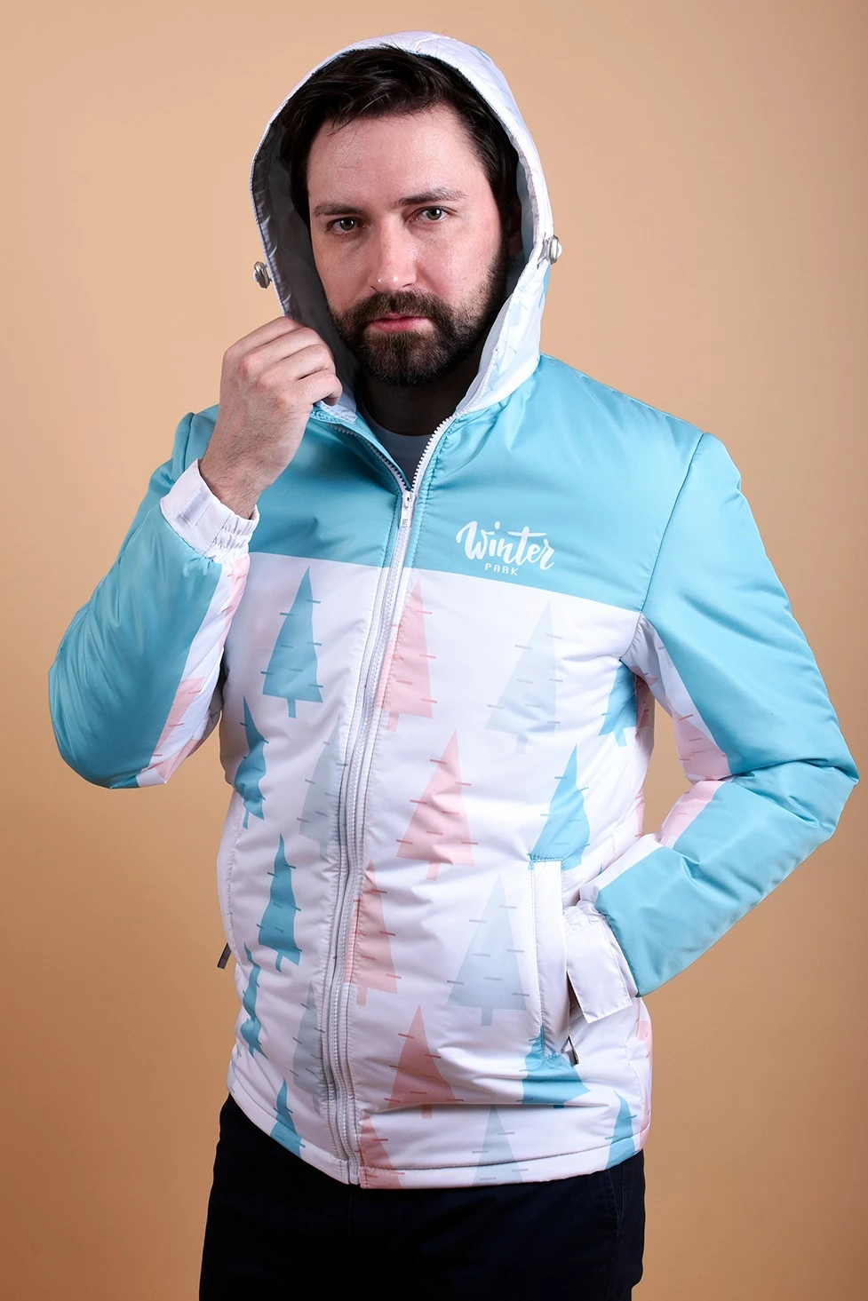 Купить куртку Норд, унисекс, с полной запечаткой "Winter trees" Купить куртку Норд, унисекс, с полной запечаткой "Winter trees"