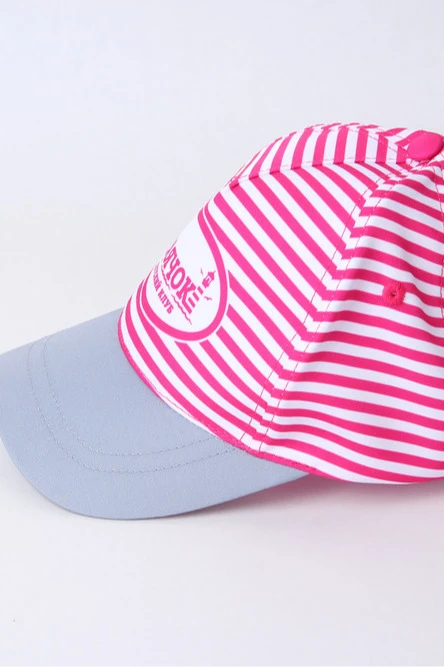 Бейсболка Стандарт детская с полной запечаткой красная полоска (полиэстер) "Beacon"#4