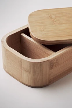 Ланчбокс бамбуковый с логотипом на заказ#1