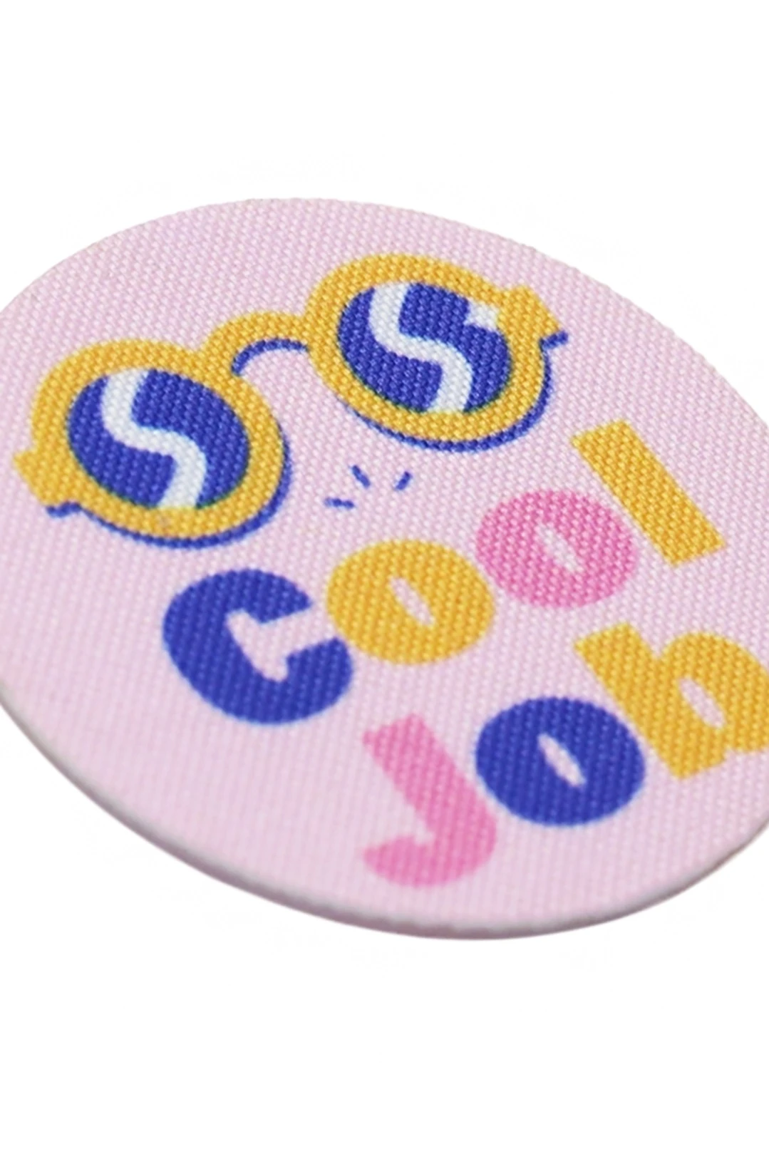 Купить наклейку-стикер Круг 5х5 см с печатью "Cool Job"