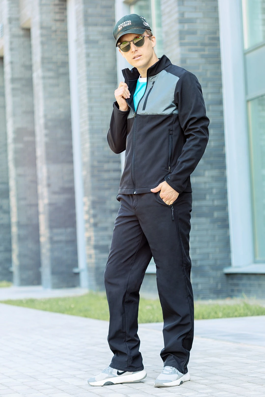 Ветровка Вермон из софтшелла унисекс, с частичной запечаткой "Silver"#3