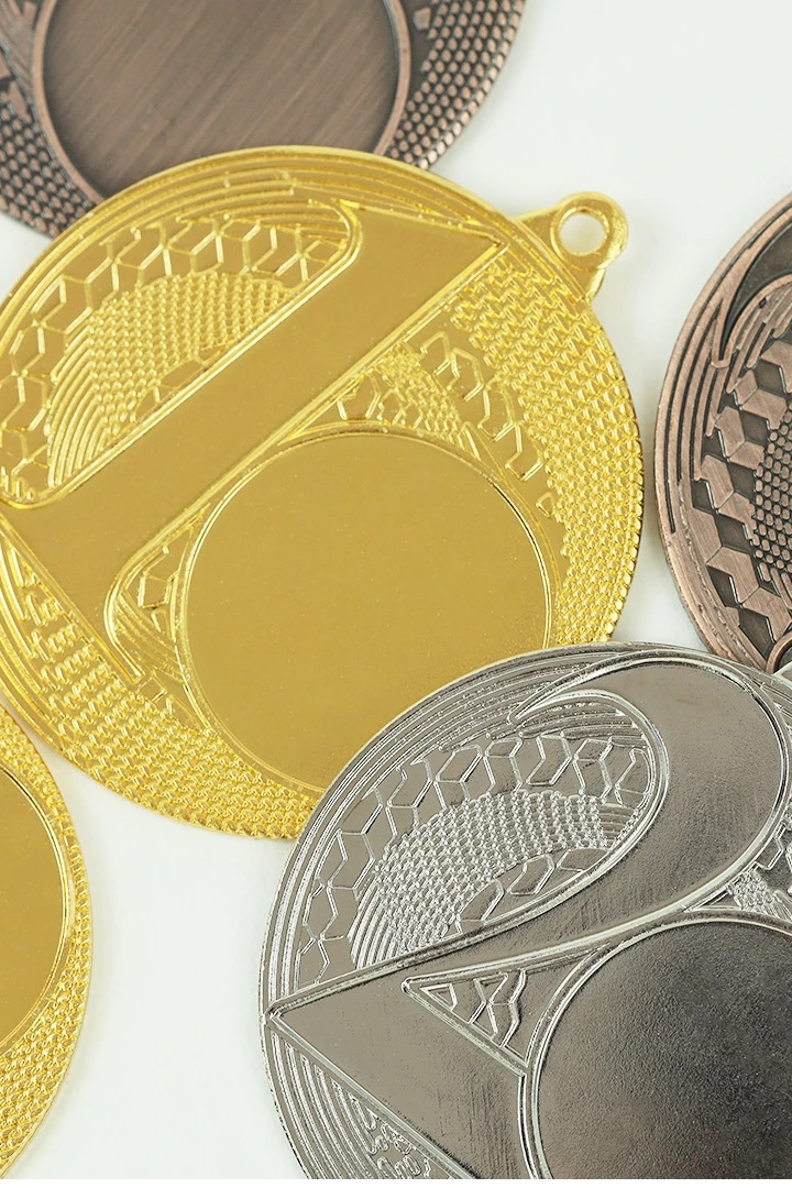 Медаль металлическая ИК5003 50мм с шильдом 25мм#4