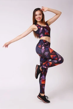 Купить комплект женский с принтом "Shamanic Feathers"