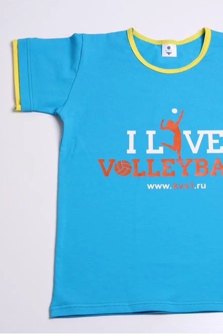 Купить футболку Атлетик детскую голубую