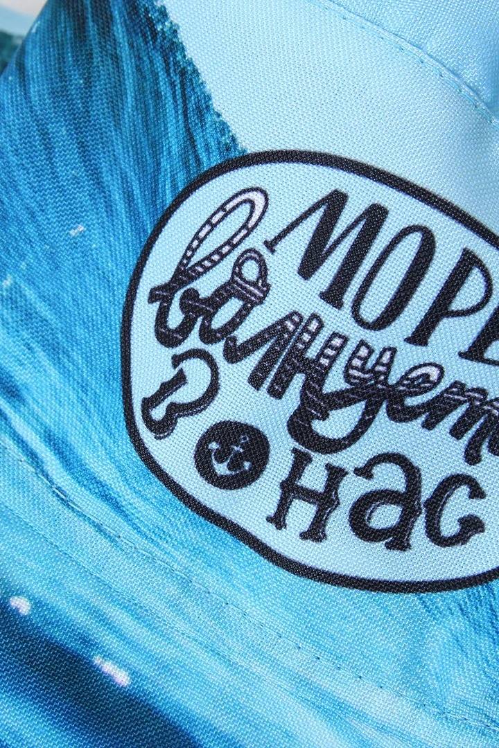 Панама Куба с узкими полями, с полной запечаткой "The sea is agitated within us"#6 Панама Куба с узкими полями, с полной запечаткой "The sea is agitated within us"#6