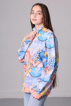 Толстовка Меган унисекс из футера хб с полной запечаткой#1