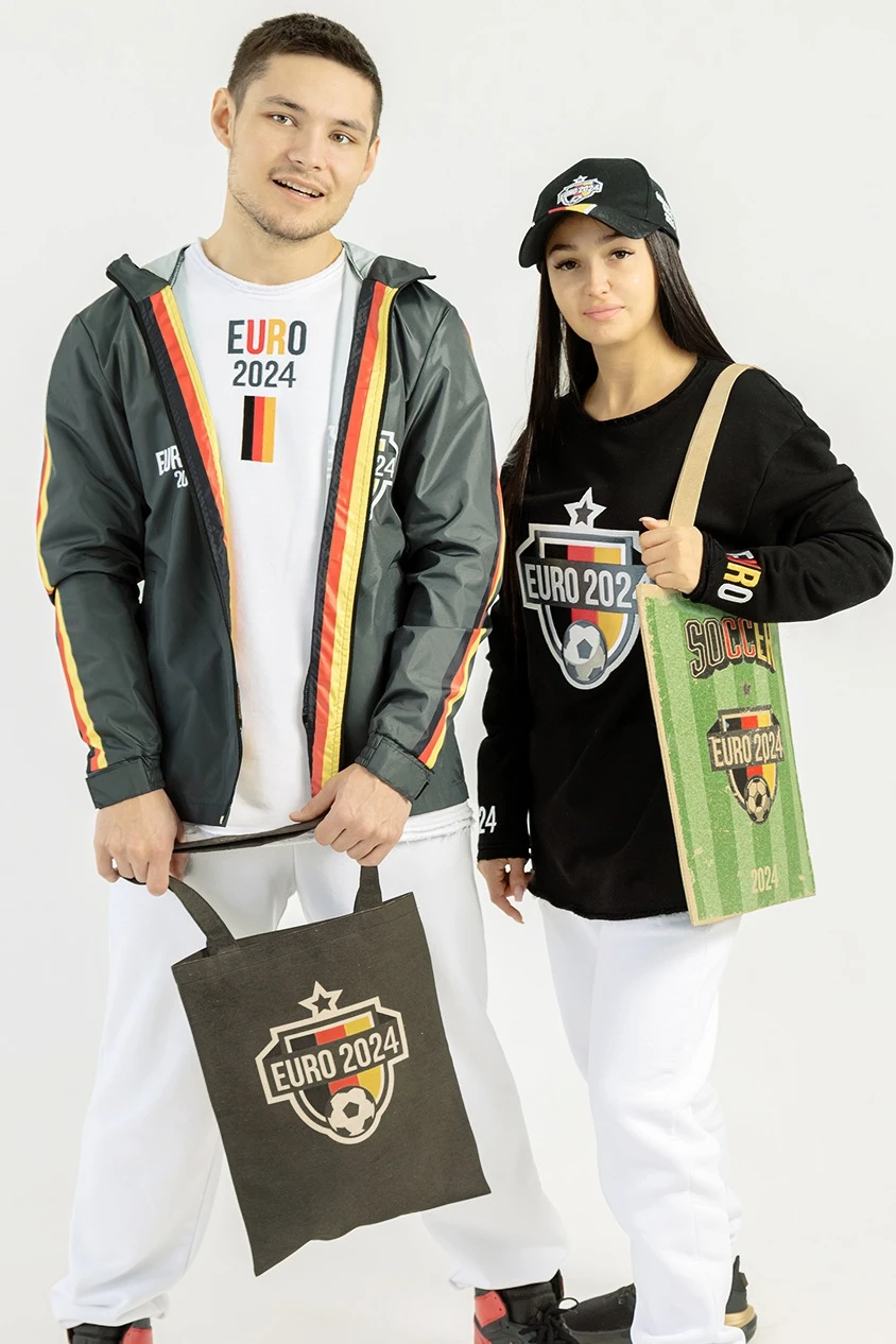 Толстовка Мартин из футера оверсайз унисекс, однотонная "EURO24"#1