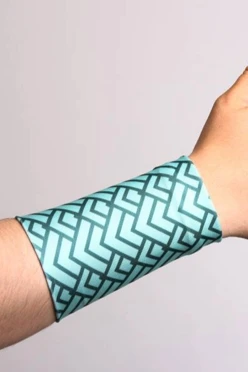 Купить напульсник полиэстеровый "Бирюза" 9х14 см