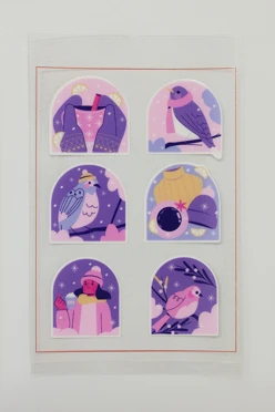 Наклейка УФ ДТФ А7 (10,5х7,4 см)#1