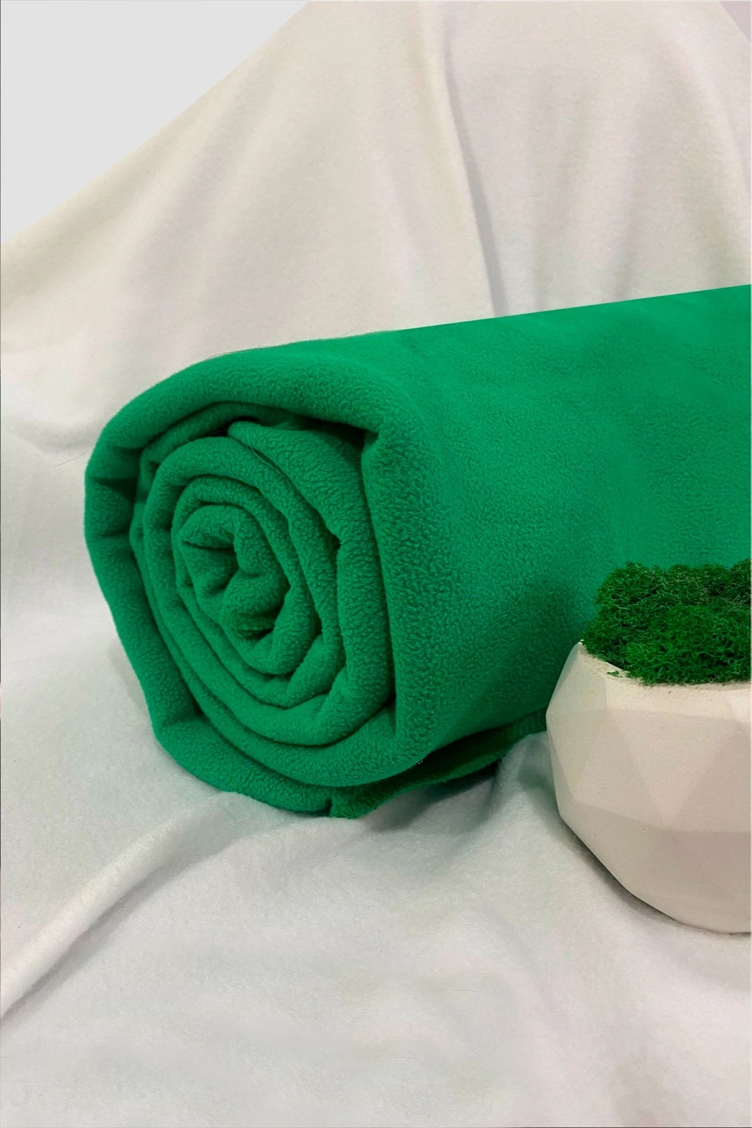 Плед Классик флисовый однотонный#1