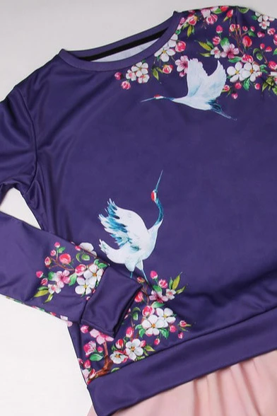 Купить свитшот унисекс "Аисты" Купить свитшот унисекс "Аисты"