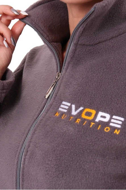 Толстовка Харисон флисовая без капюшона женская, однотонная#7