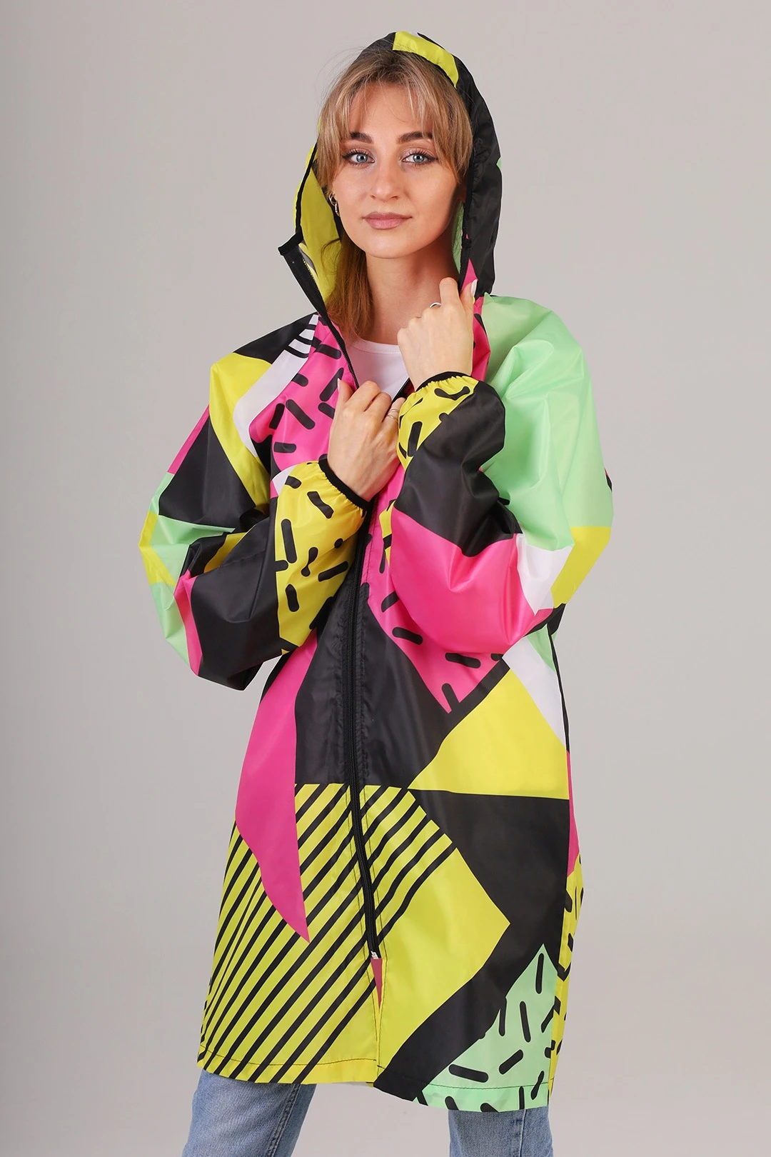 Дождевик Ривер унисекс с полной запечаткой#8 Дождевик Ривер унисекс с полной запечаткой#8