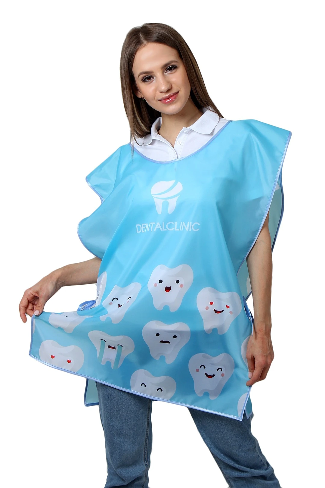 Купить накидку с полной запечаткой 60х80 см "DENTALCLINIC"