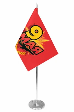 Купить флажок фирменный 12х18 см с печатью "In the Rays of Victory"