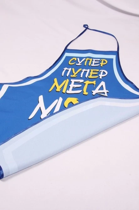 Фартук Аппетит Корнер с фигурным низом, с полной запечаткой#5 Фартук Аппетит Корнер с фигурным низом, с полной запечаткой#5