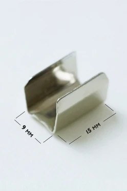 Купить обжимную скобу 9х15 мм