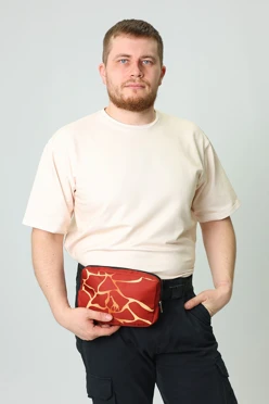 Купить сумку Райм поясную с полной запечаткой "Safari"