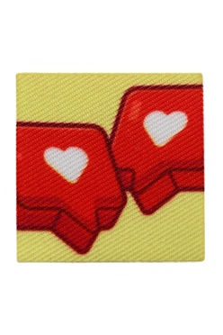 Купить наклейку-стикер Квадрат 3х3 см с печатью "Comment"