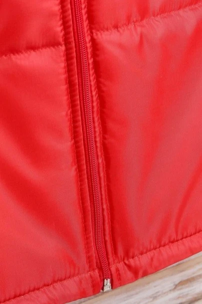 Жилет Портер на синтепоне со стежкой унисекс, с полной запечаткой "eda.go"#2