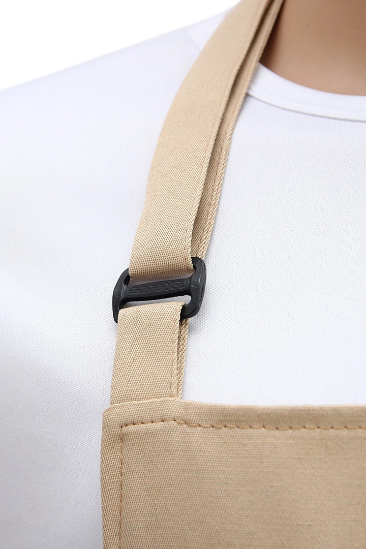 Фартук Эспрессо с шейной лямкой, однотонный "SAHARINKA"#4 Фартук Эспрессо с шейной лямкой, однотонный "SAHARINKA"#4