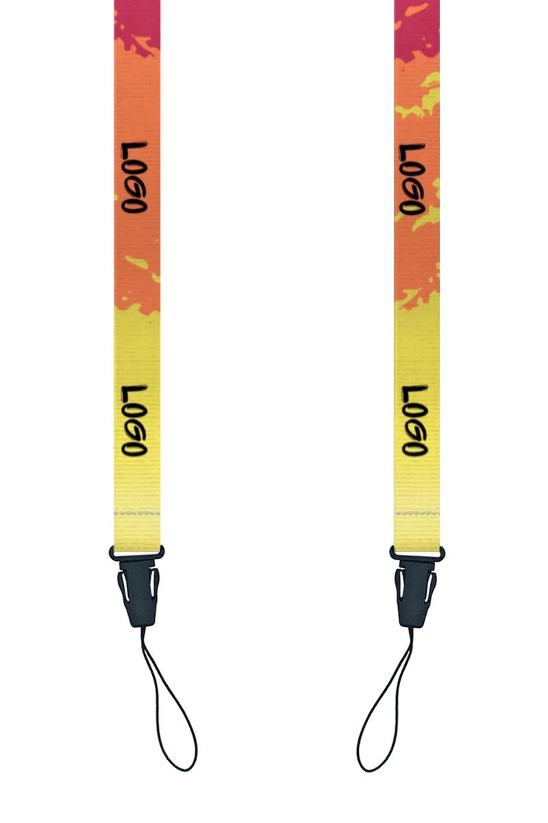 Купить ленту для бейджа репс ширина 2 см, с фастексом, с печатью "Logo"