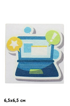 Купить наклейку-стикер Квадрат 6,5х6,5 см