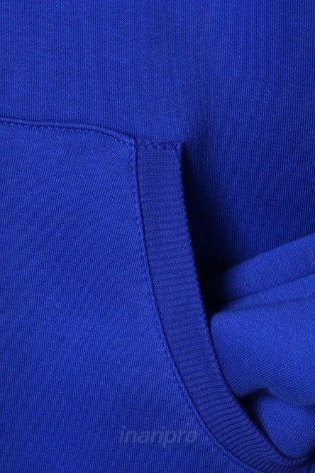 Толстовка Томас из футера унисекс, однотонная синяя#4