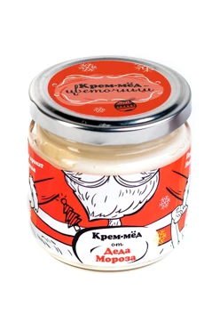 Крем-мёд в банке с вашим индивидуальным дизайном и логотипом