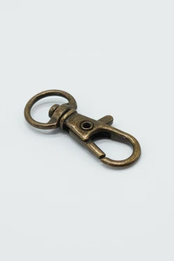 Крепление Карабин-люкс с круглым креплением 10 мм, медь#2