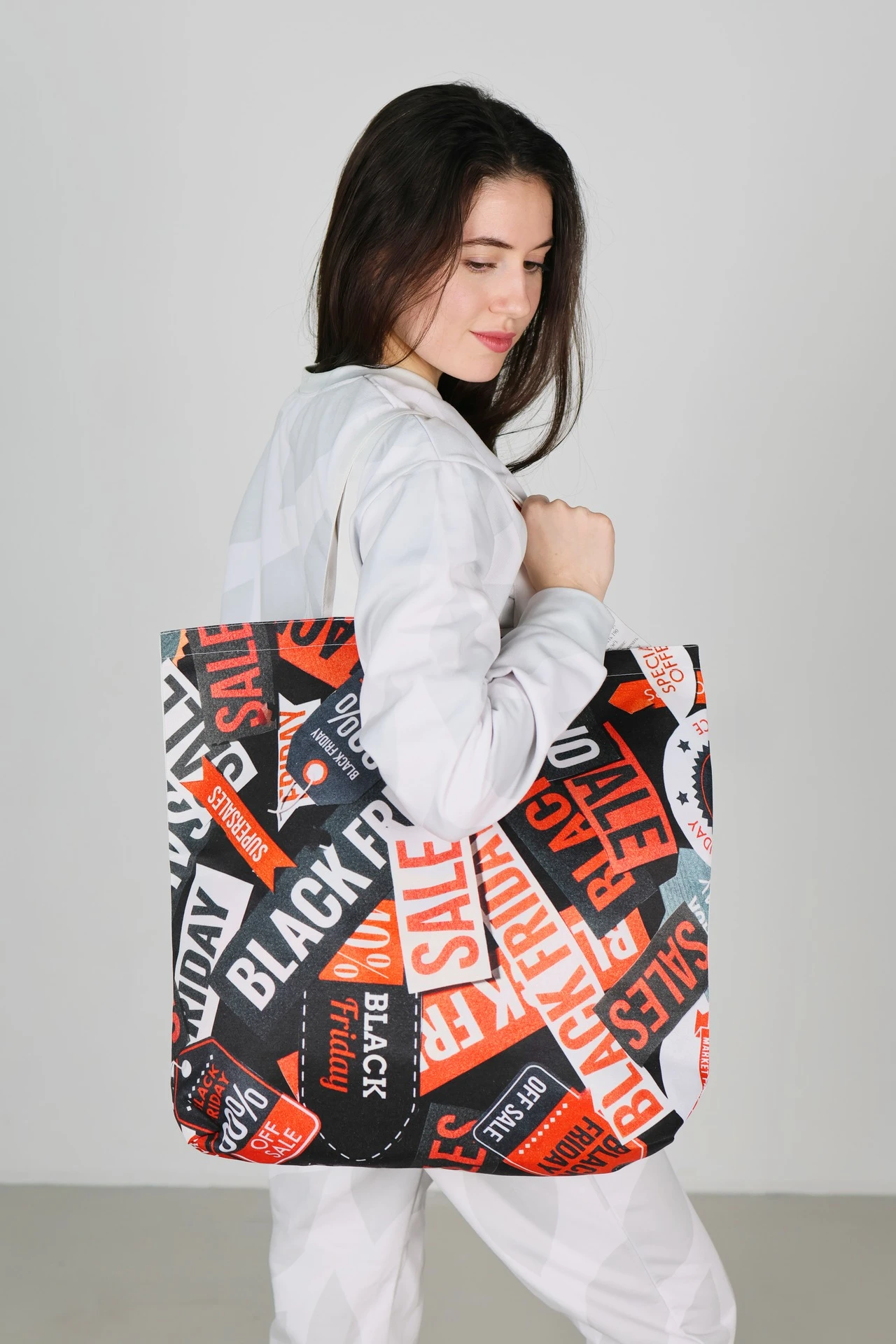 Купить сумку Голди 40х40х10 см в полной запечаткой