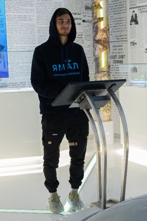 Худи Майк из футера унисекс, однотонная "Harmony of the Arctic"#3