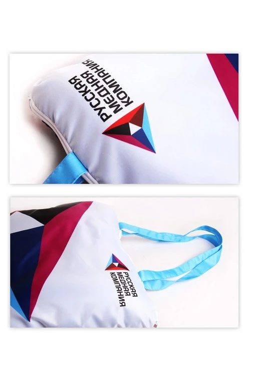 Плед Привал (в сумке из оксфорда) флисовый 155х170 см, однотонный#9