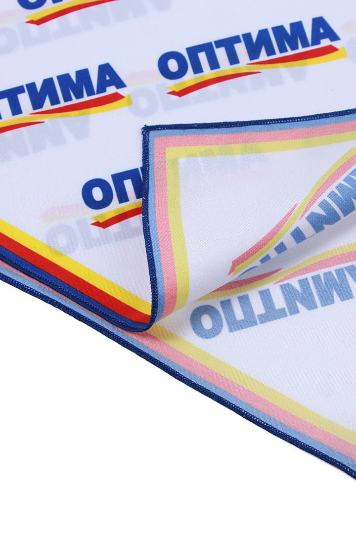 Платок Шанель 60х60 см, с полной запечаткой "OPTIMA"#6 Платок Шанель 60х60 см, с полной запечаткой "OPTIMA"#6