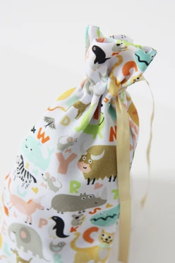 Мешочек с полной запечаткой 15х30 см, крепление кулисы на расстоянии от верхнего края#2