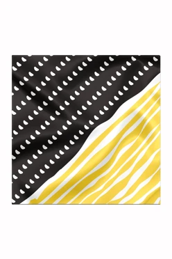 Купить платок Шанель 90х90 см, с полной запечаткой "Black sea"