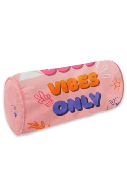 Купить подушку-валик 14х26 см, с принтом "Vibes only"