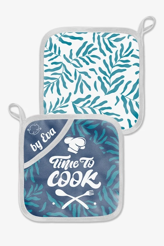 Купить прихватку Маффин с полной запечаткой "Time to cook" Купить прихватку Маффин с полной запечаткой "Time to cook"