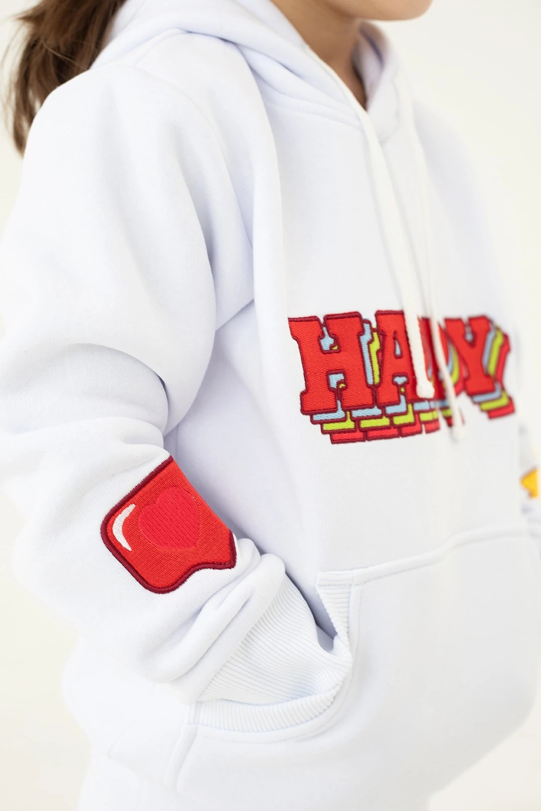 Худи Майк из футера детская, однотонная#5