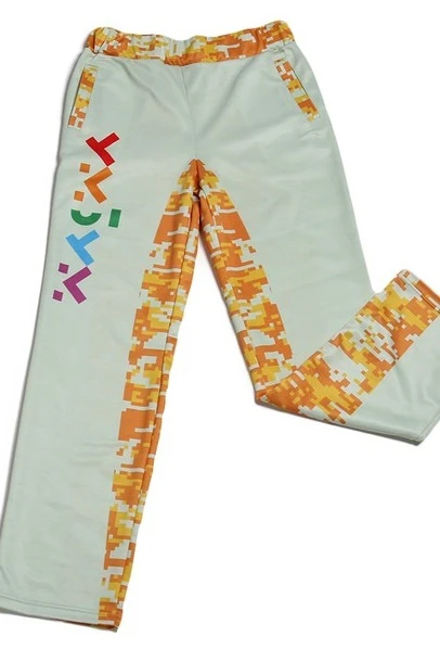 Брюки Экшен прямые женские с полной запечаткой "YV YV"#1 Брюки Экшен прямые женские с полной запечаткой "YV YV"#1