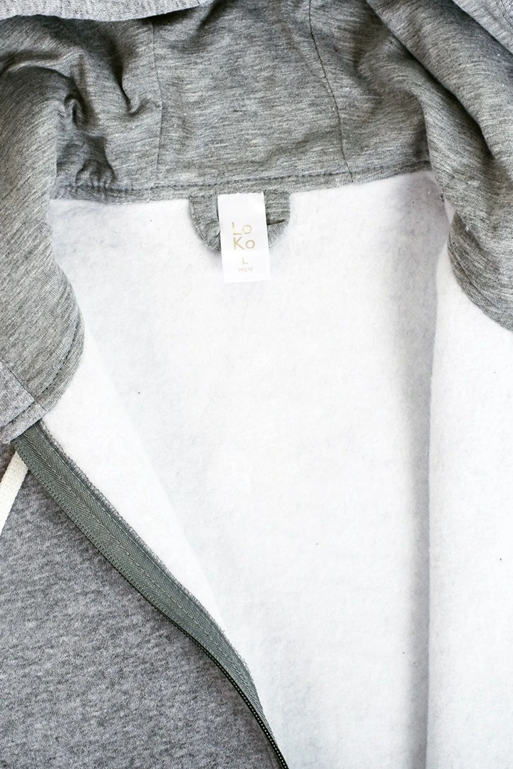 Балахон Рик из футера унисекс, однотонная "Pigeon"#2