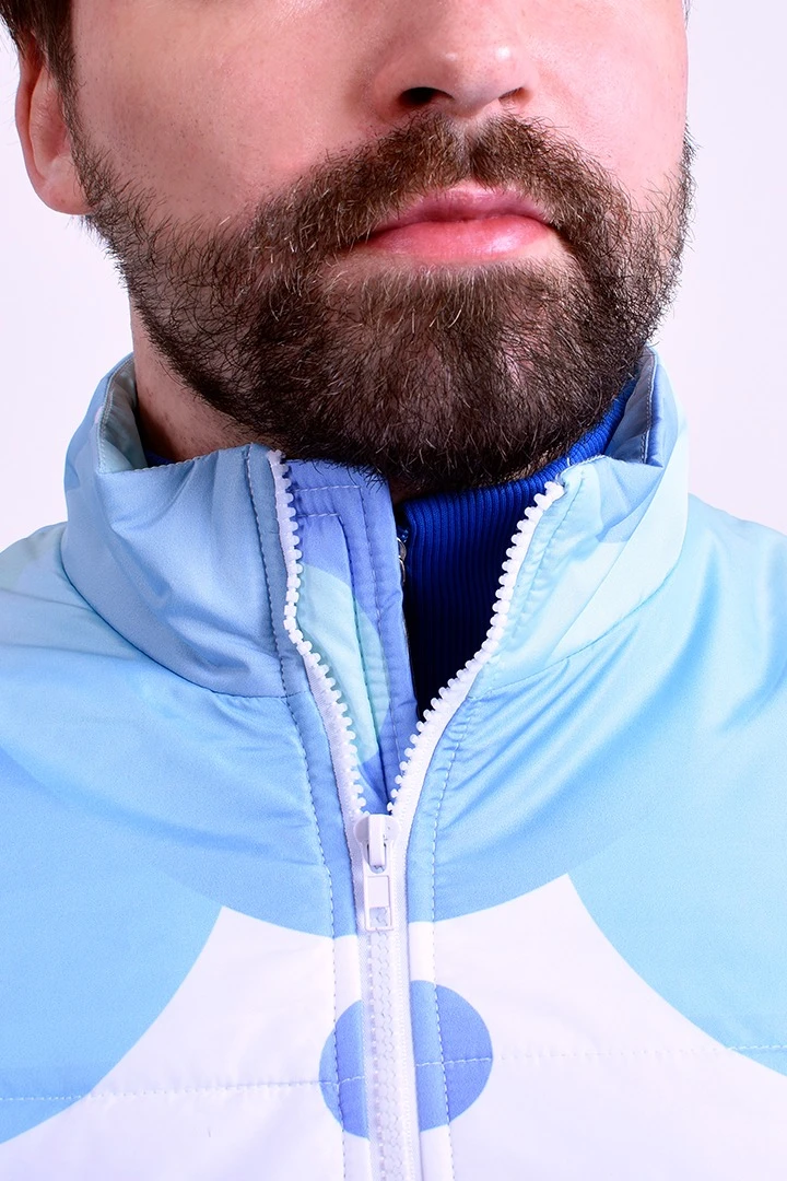 Жилет Портер на синтепоне со стежкой унисекс, с полной запечаткой "Aris"#4 Жилет Портер на синтепоне со стежкой унисекс, с полной запечаткой "Aris"#4