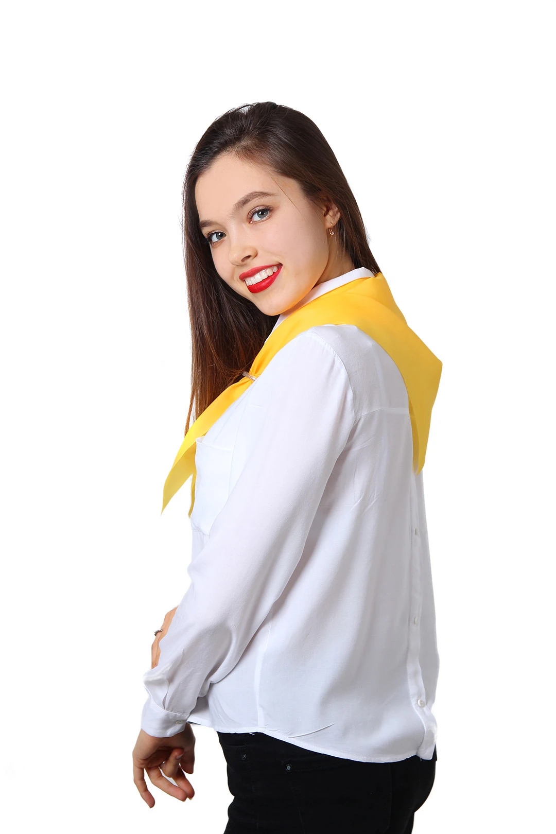 Купить косынку Лолла 60х60х90 см желтую Купить косынку Лолла 60х60х90 см желтую