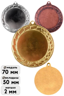 Купить Медаль металлическую ИК7001 70мм
