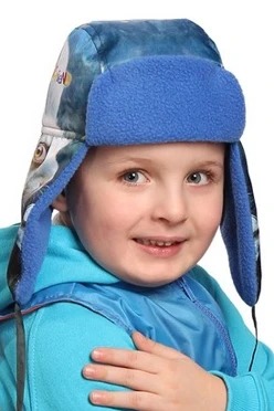 Купить шапку-ушанку на флисе детскую "Joy Friend"