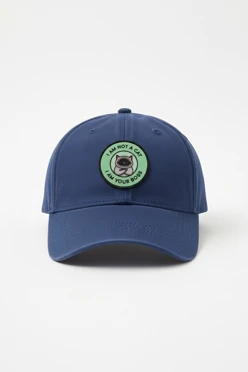 Наклейка-стикер Круг 6,5х6,5 см с печатью "Im not a cat"#1