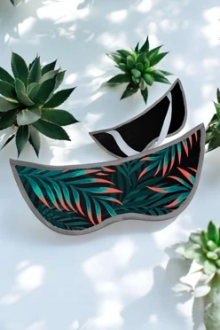 Купить маску для сна с принтом "Fern"